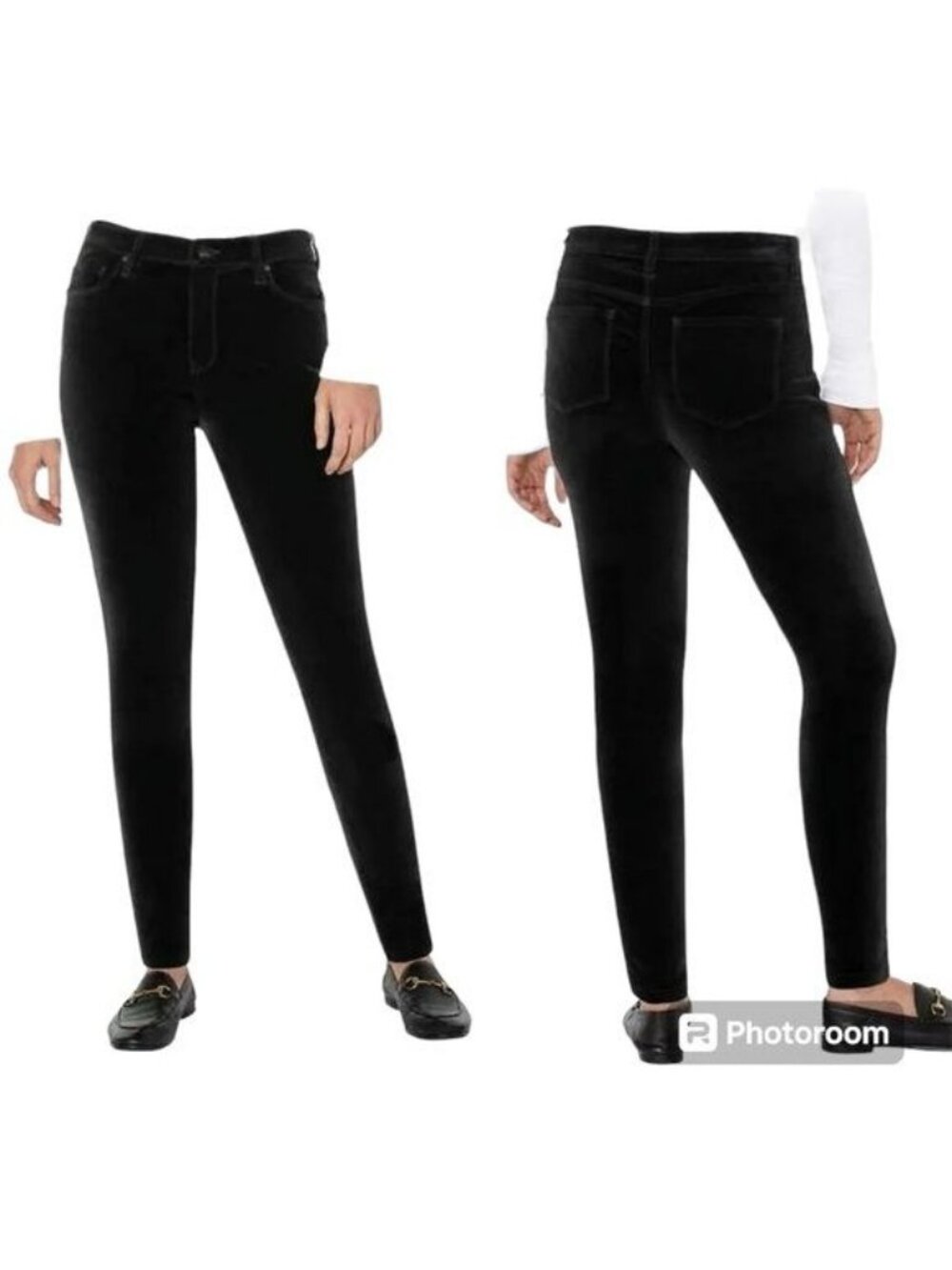 Well Worn Black Luxe Stretch High Rise Skinny Pants - Size 6 / 28
